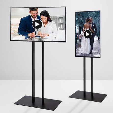 Shop Window Digital Display Stand with Optional Screen